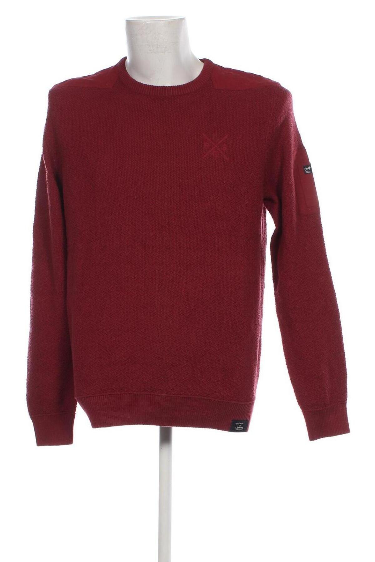 Ανδρικό πουλόβερ Lerros, Μέγεθος L, Χρώμα Κόκκινο, Τιμή 12,41 €