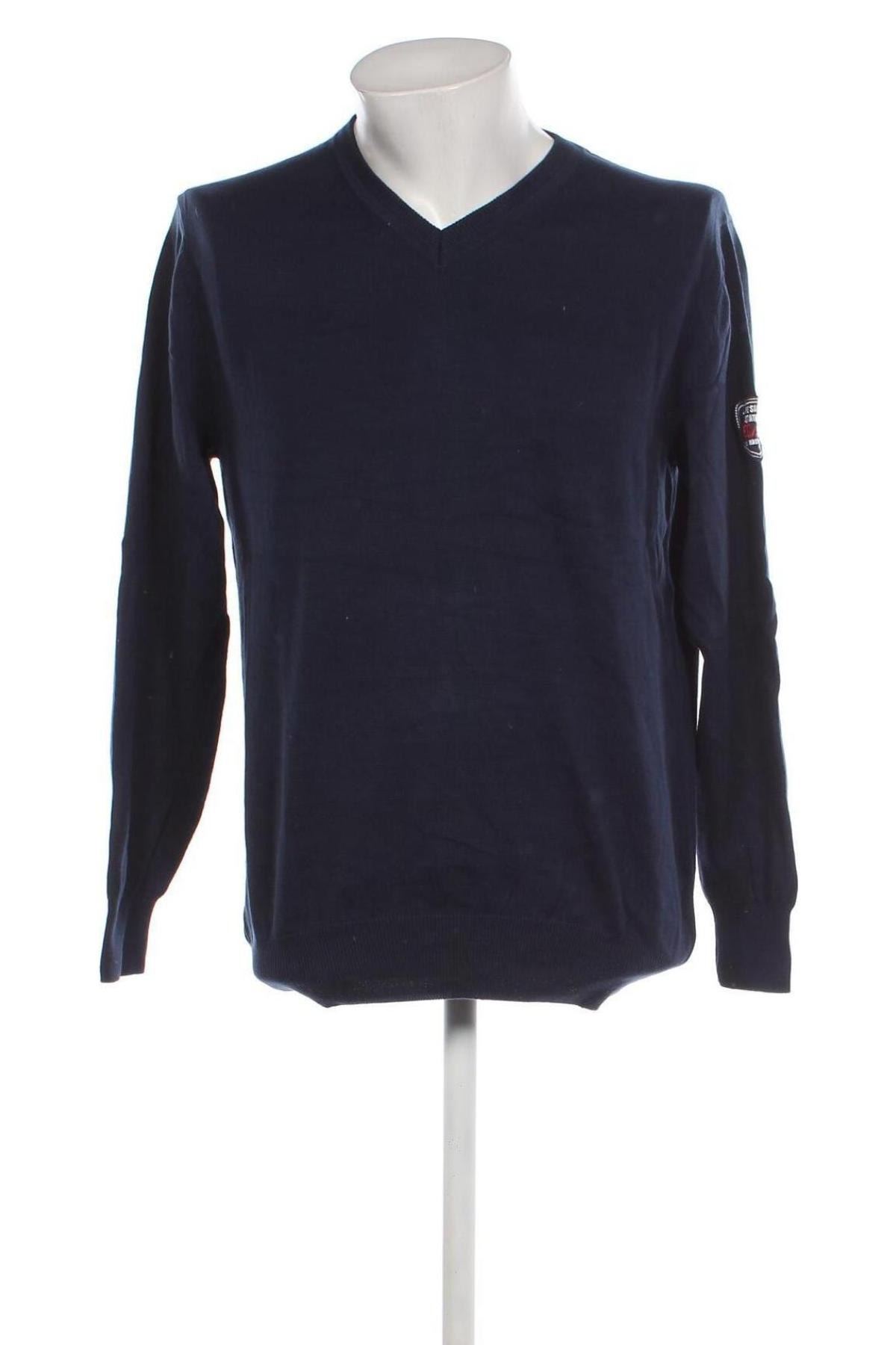 Ανδρικό πουλόβερ Luciano, Μέγεθος M, Χρώμα Μπλέ, Τιμή 11,99 €