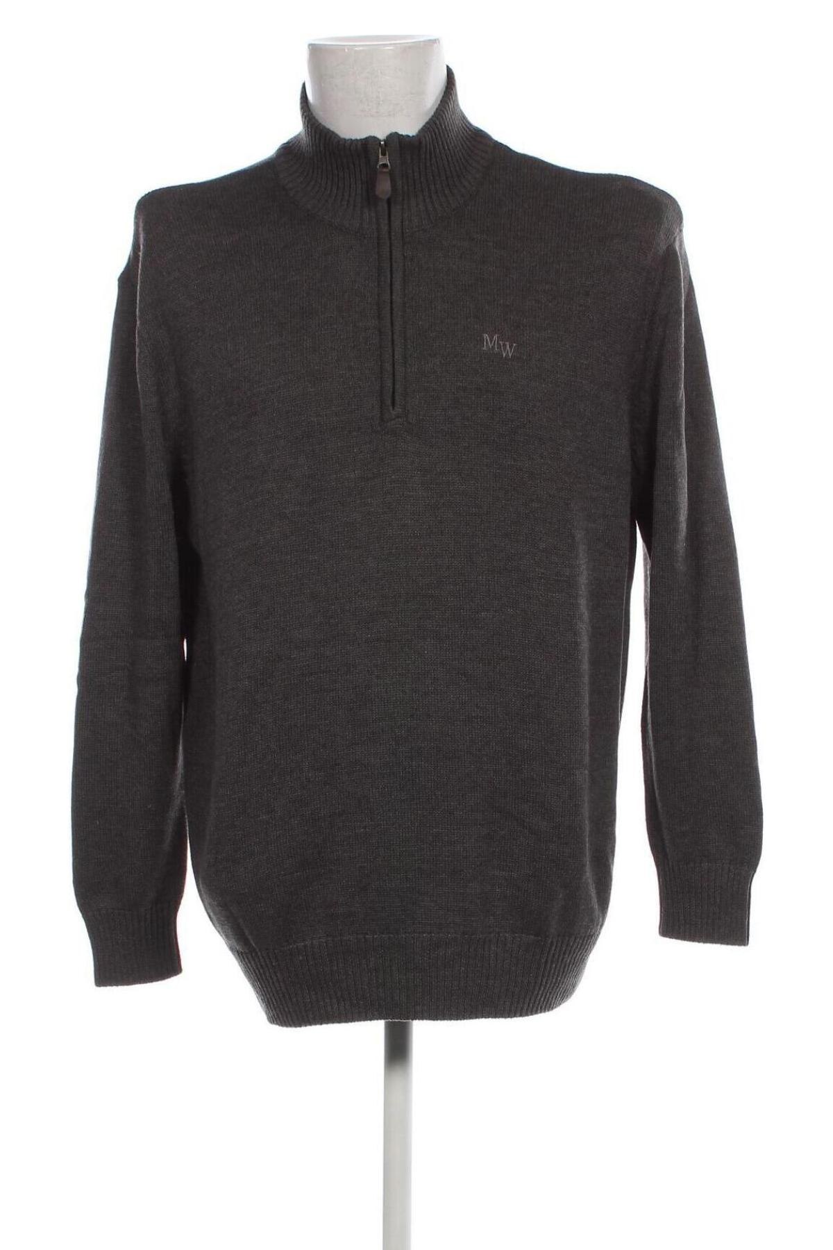 Ανδρικό πουλόβερ Man's World, Μέγεθος XL, Χρώμα Γκρί, Τιμή 8,97 €