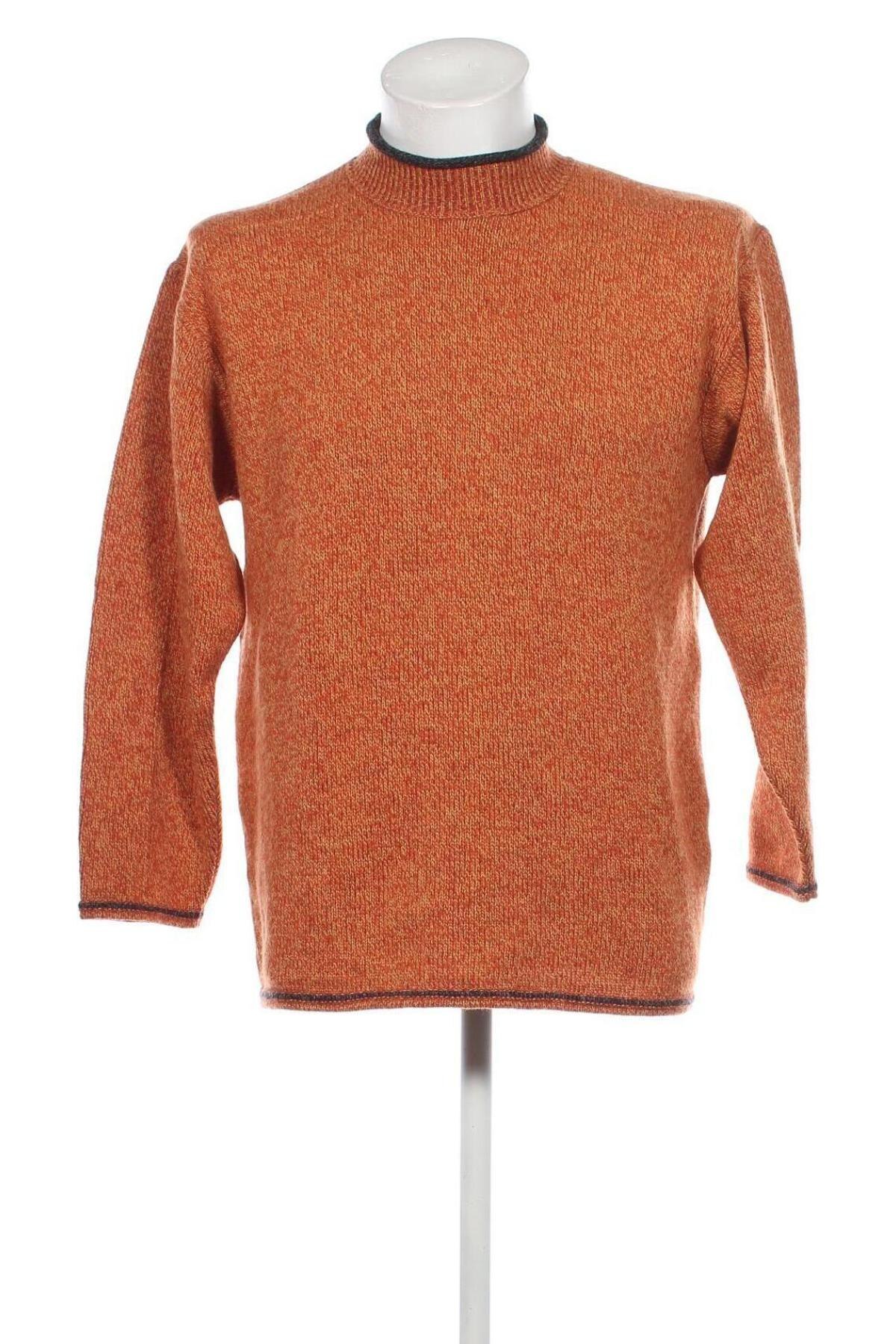 Мъжки пуловер Maselli, Размер M, Цвят Оранжев, Цена 15,66 лв.