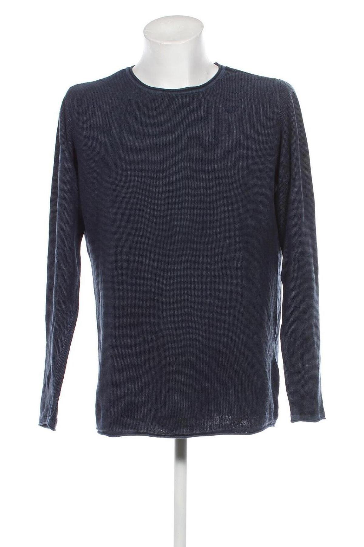 Herrenpullover Mustang, Größe M, Farbe Blau, Preis 12,78 €