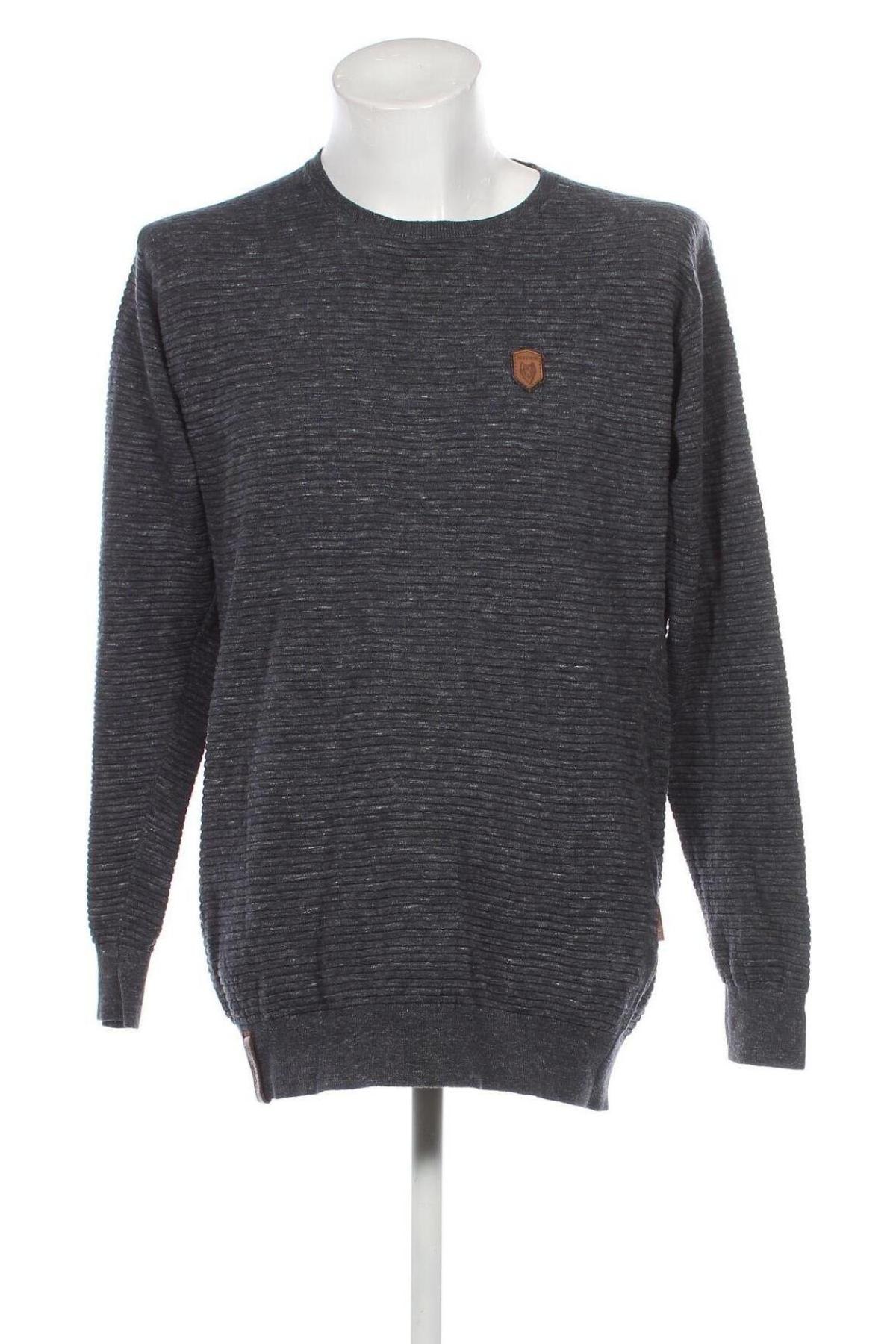 Мъжки пуловер Naketano, Размер XXL, Цвят Син, Цена 40,30 лв.