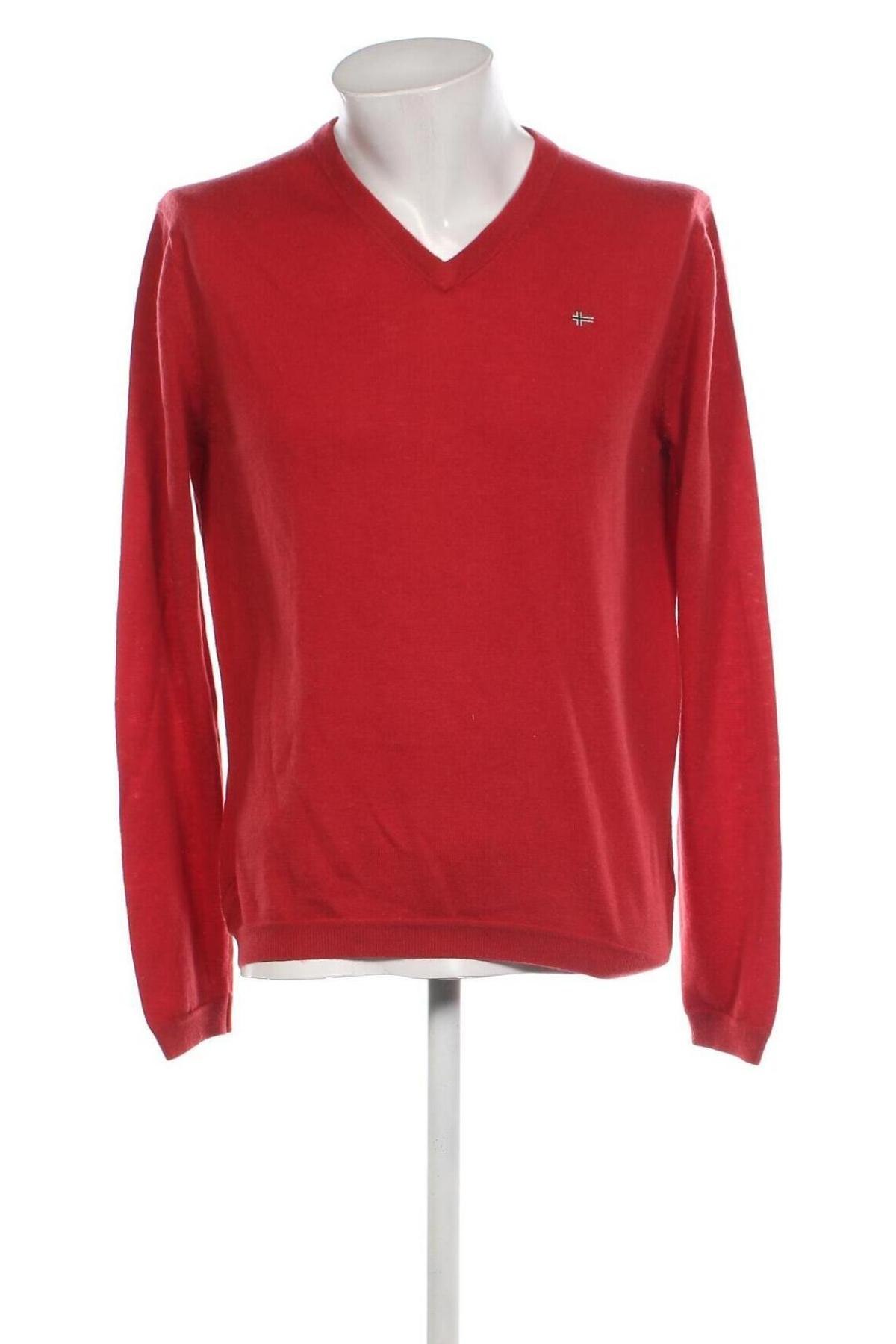 Herrenpullover Napapijri, Größe L, Farbe Rot, Preis 60,12 €