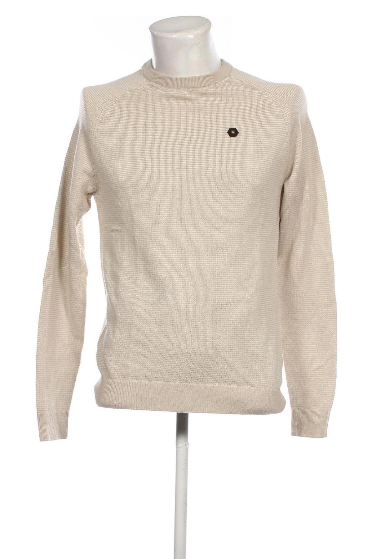 Herrenpullover No Excess, Größe M, Farbe Ecru, Preis 13,89 €