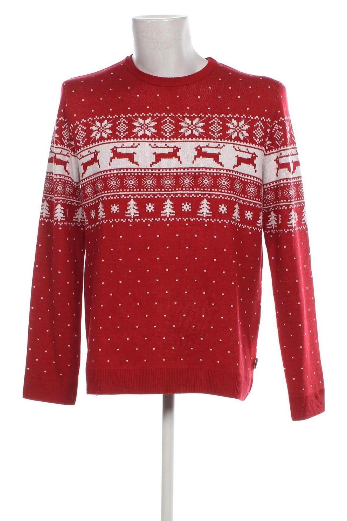 Herrenpullover Originals By Jack & Jones, Größe XL, Farbe Rot, Preis € 9,79