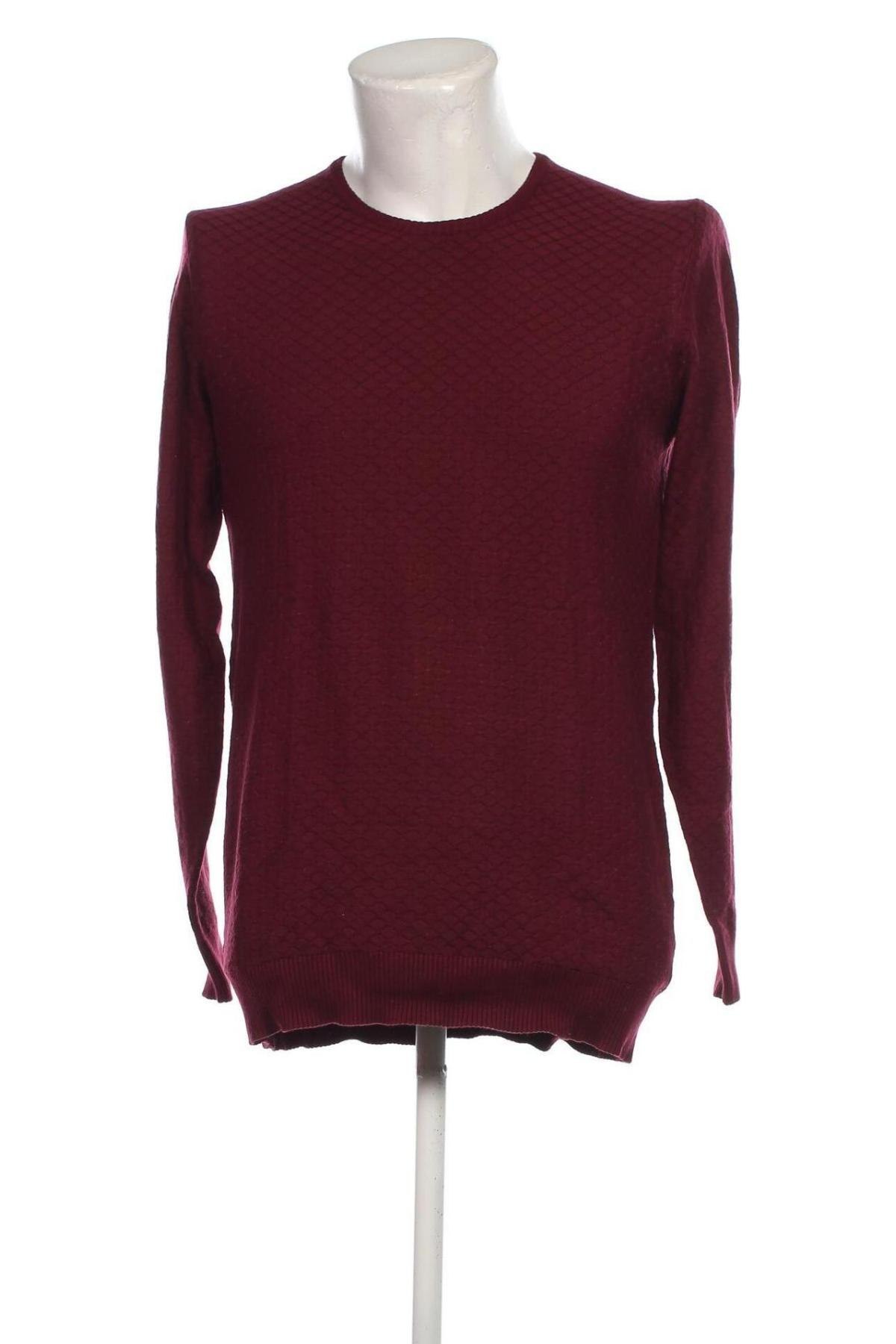 Ανδρικό πουλόβερ Piazza Italia, Μέγεθος L, Χρώμα Κόκκινο, Τιμή 10,58 €