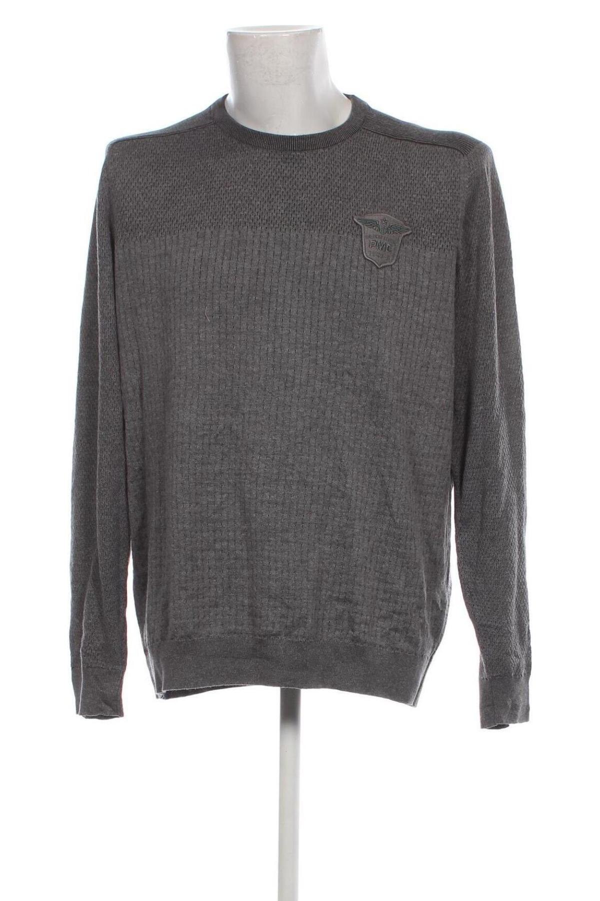 Ανδρικό πουλόβερ Pme Legend, Μέγεθος XXL, Χρώμα Γκρί, Τιμή 26,85 €