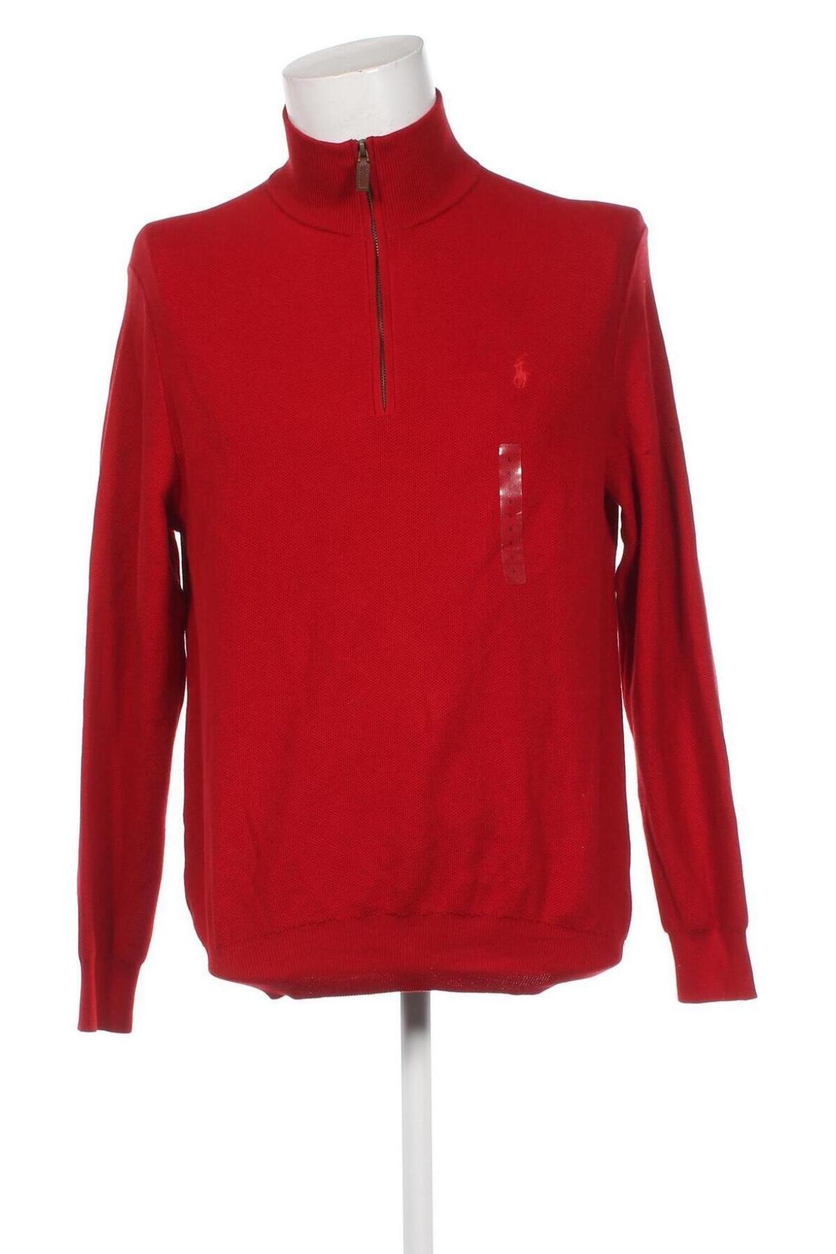 Pánský svetr  Polo By Ralph Lauren, Velikost L, Barva Červená, Cena  3 970,00 Kč