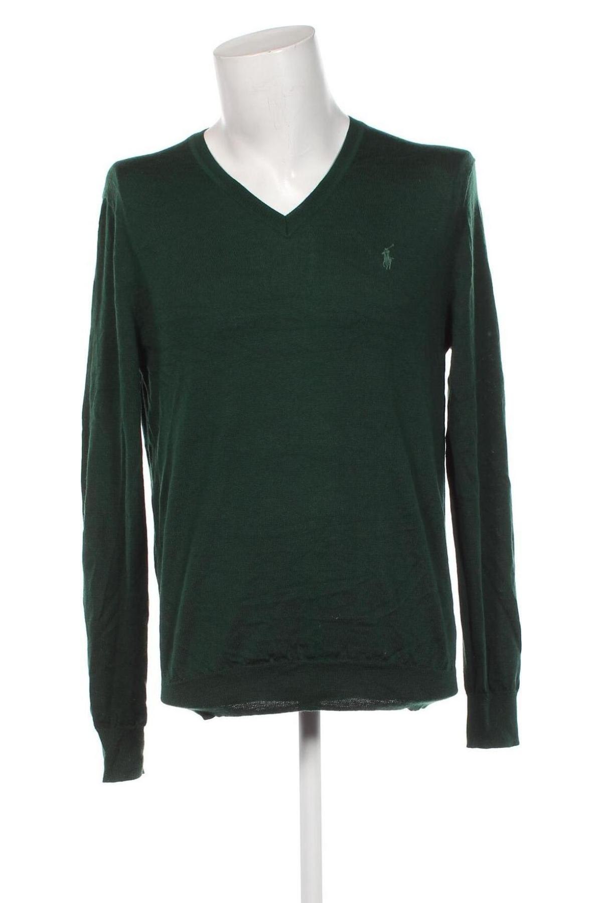 Męski sweter Polo By Ralph Lauren, Rozmiar L, Kolor Zielony, Cena 394,38 zł