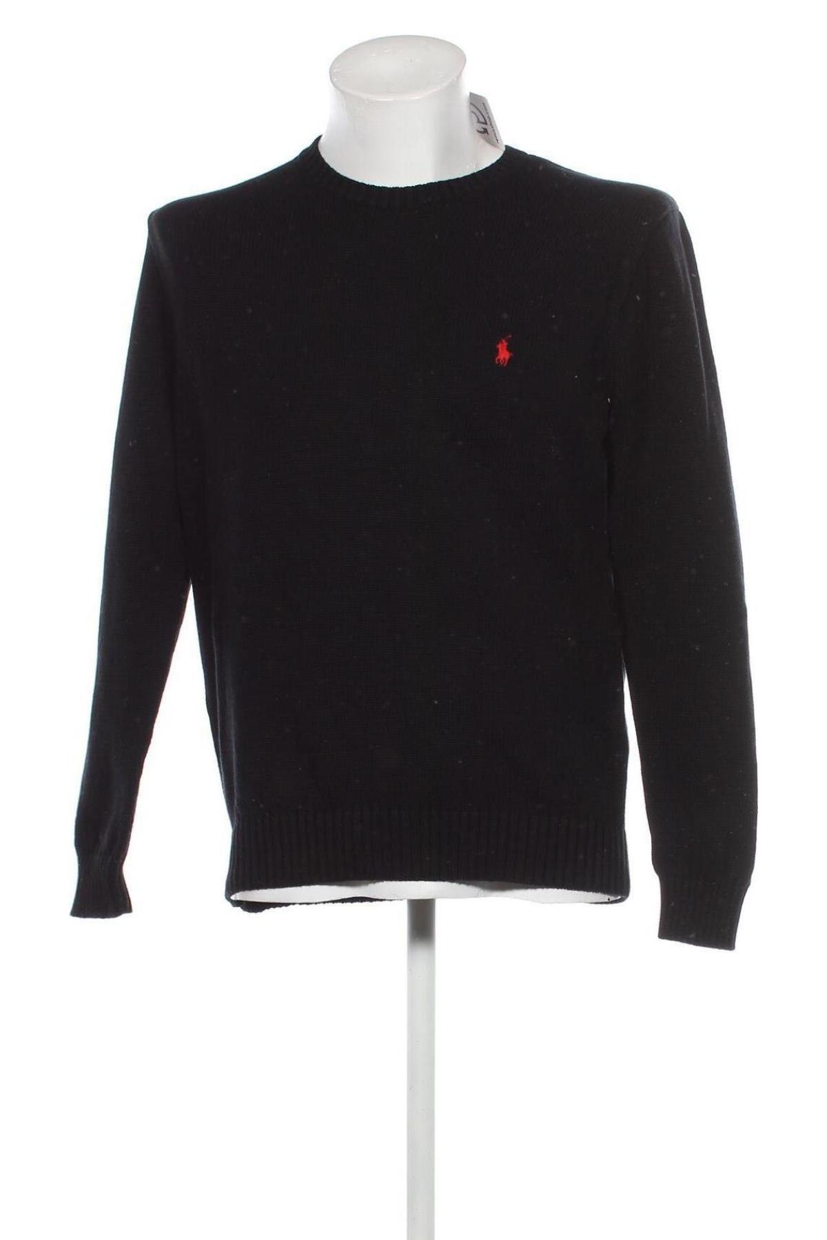 Męski sweter Polo By Ralph Lauren, Rozmiar L, Kolor Czarny, Cena 468,59 zł