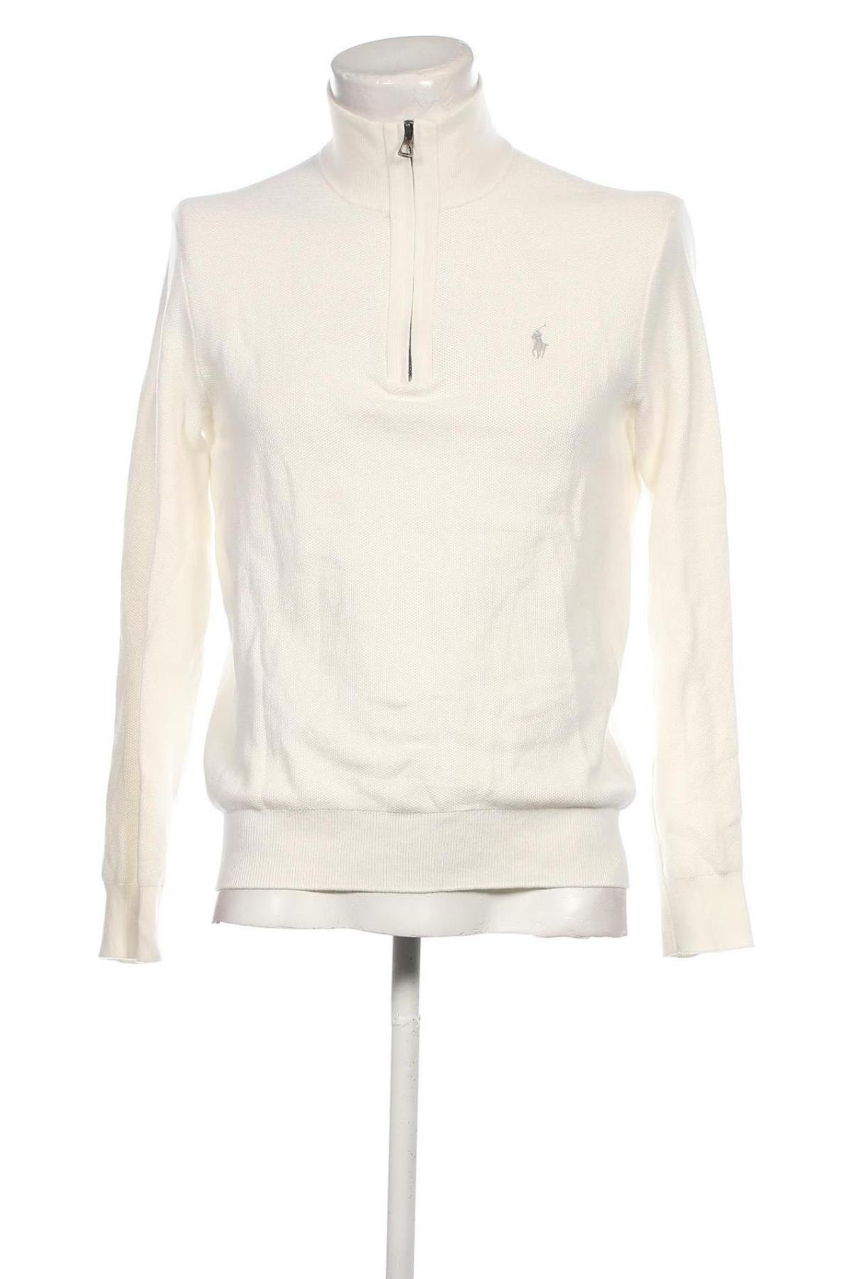 Herrenpullover Polo By Ralph Lauren, Größe M, Farbe Weiß, Preis 90,62 €