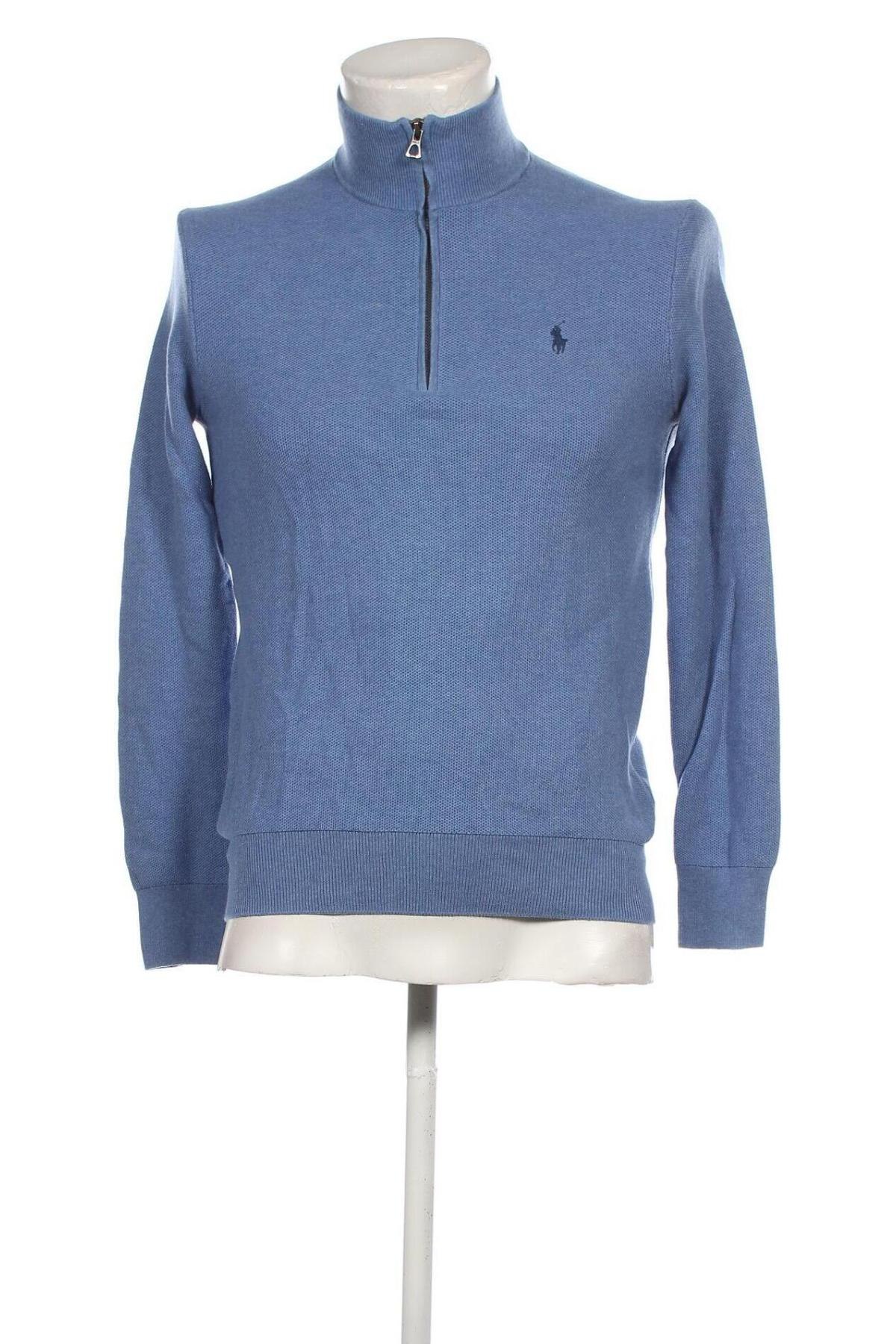 Męski sweter Polo By Ralph Lauren, Rozmiar S, Kolor Niebieski, Cena 468,59 zł