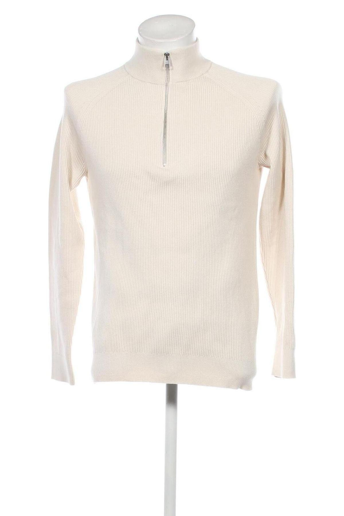 Herrenpullover S.Oliver, Größe M, Farbe Ecru, Preis 20,64 €