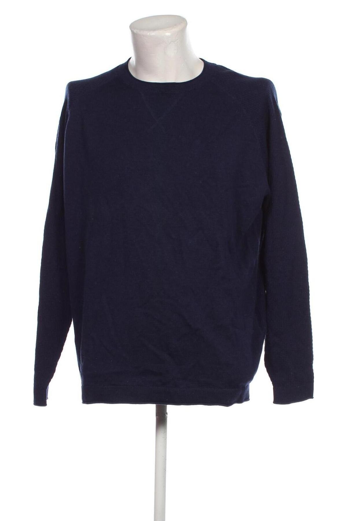 Ανδρικό πουλόβερ S.Oliver, Μέγεθος XXL, Χρώμα Μπλέ, Τιμή 20,09 €