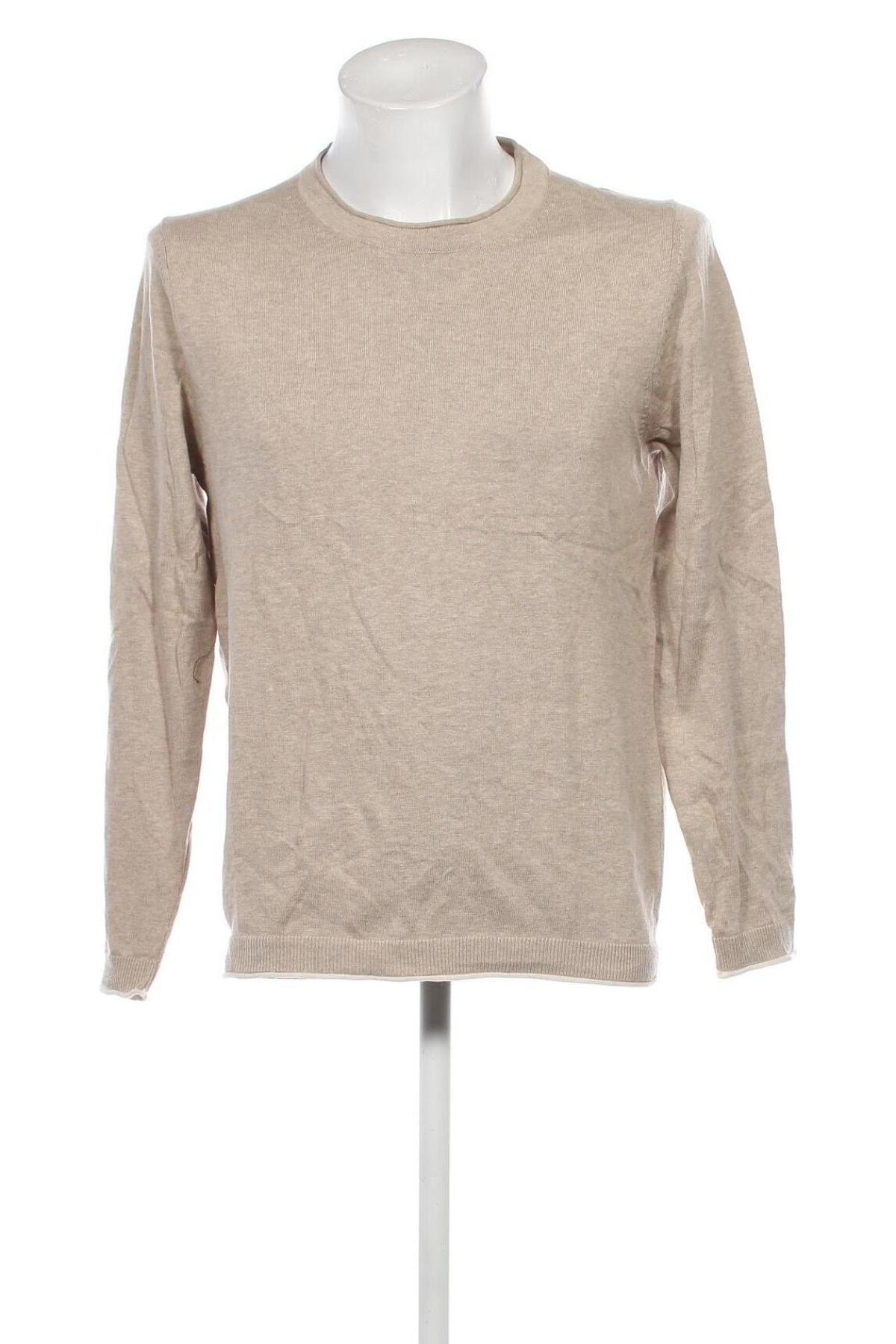 Herrenpullover S.Oliver, Größe L, Farbe Beige, Preis 13,96 €