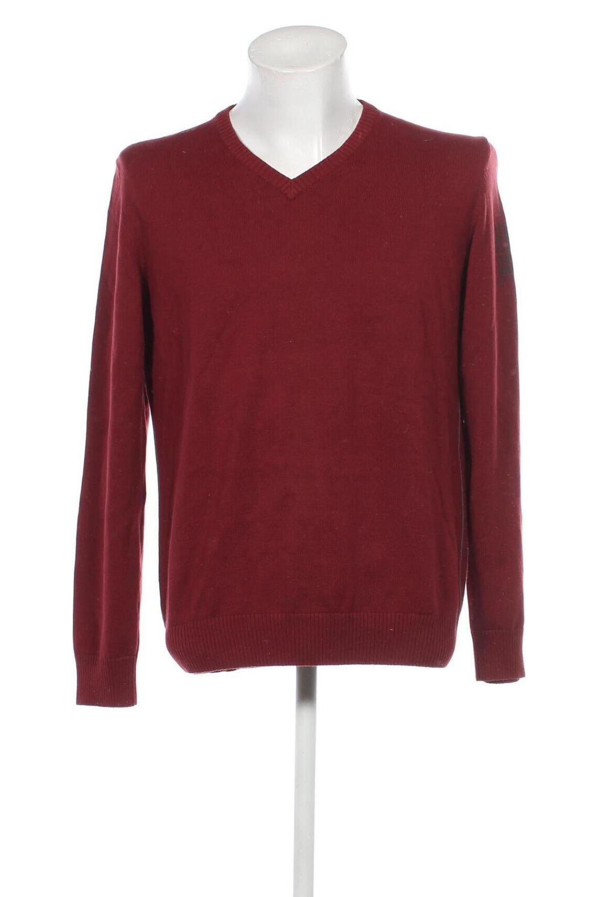Ανδρικό πουλόβερ S.Oliver, Μέγεθος L, Χρώμα Κόκκινο, Τιμή 7,36 €