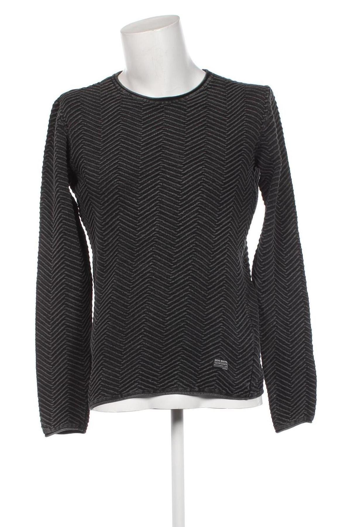 Мъжки пуловер Shine Original, Размер L, Цвят Сив, Цена 15,37 лв.