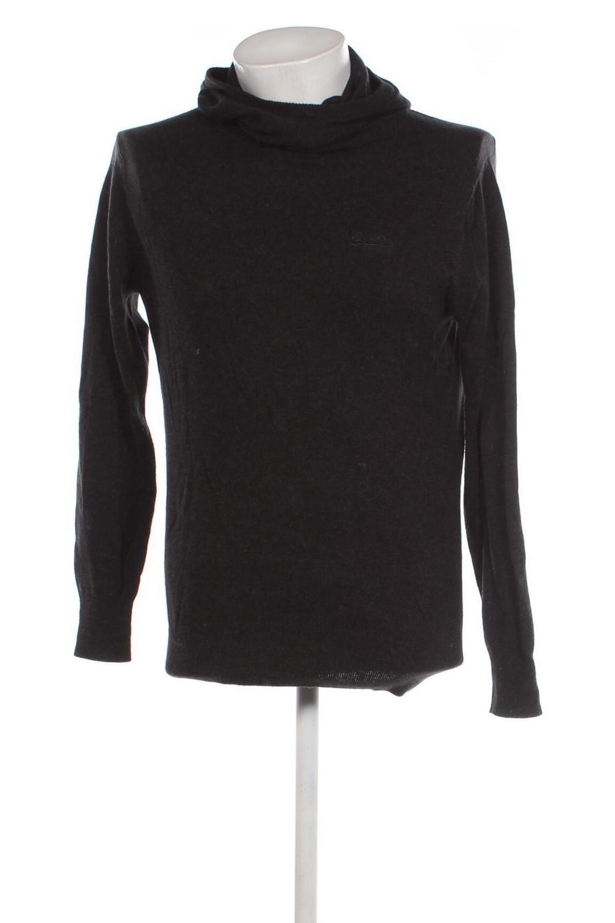 Мъжки пуловер Superdry, Размер M, Цвят Сив, Цена 39,95 лв.