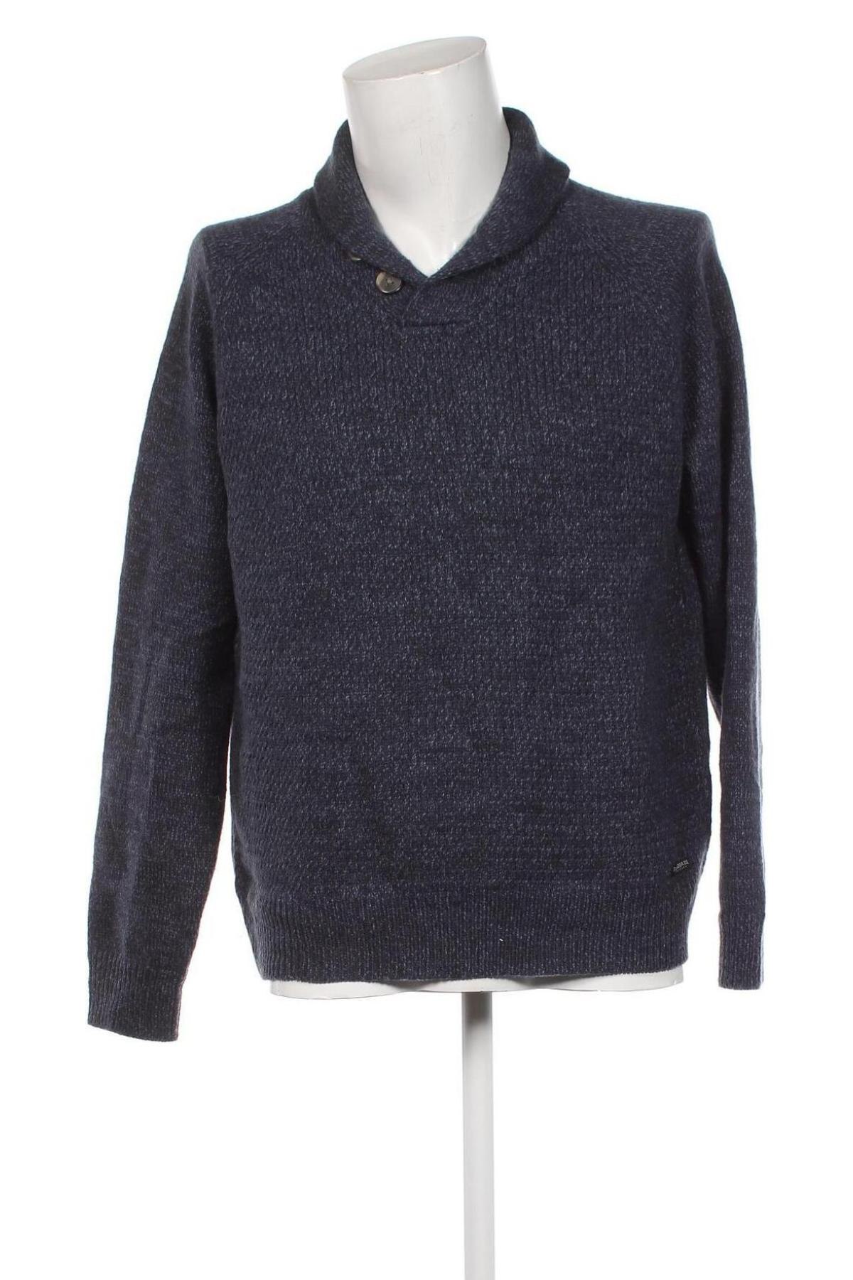 Ανδρικό πουλόβερ Threadbare, Μέγεθος XL, Χρώμα Μπλέ, Τιμή 11,12 €