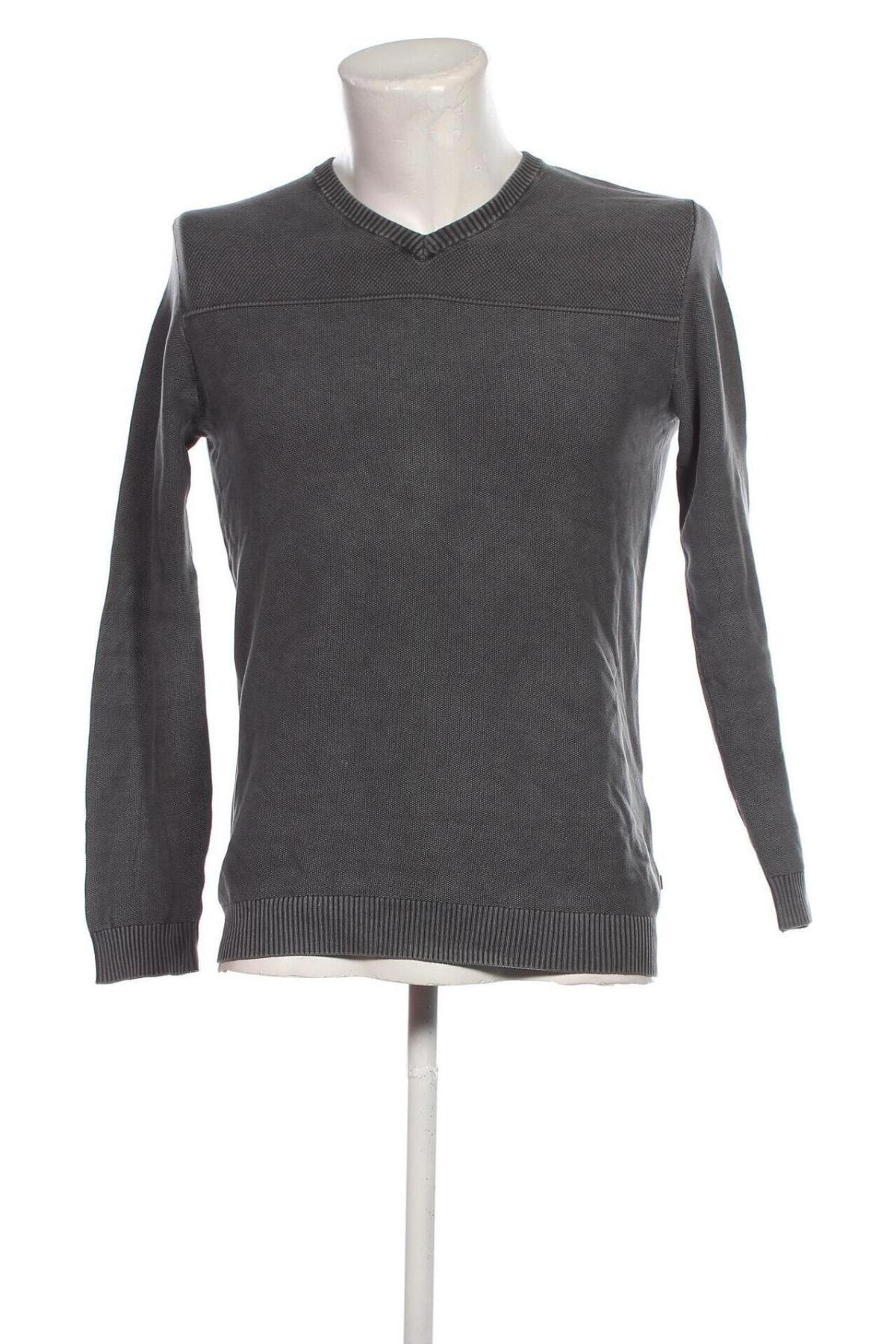 Herrenpullover Tom Tailor, Größe M, Farbe Grau, Preis 13,49 €