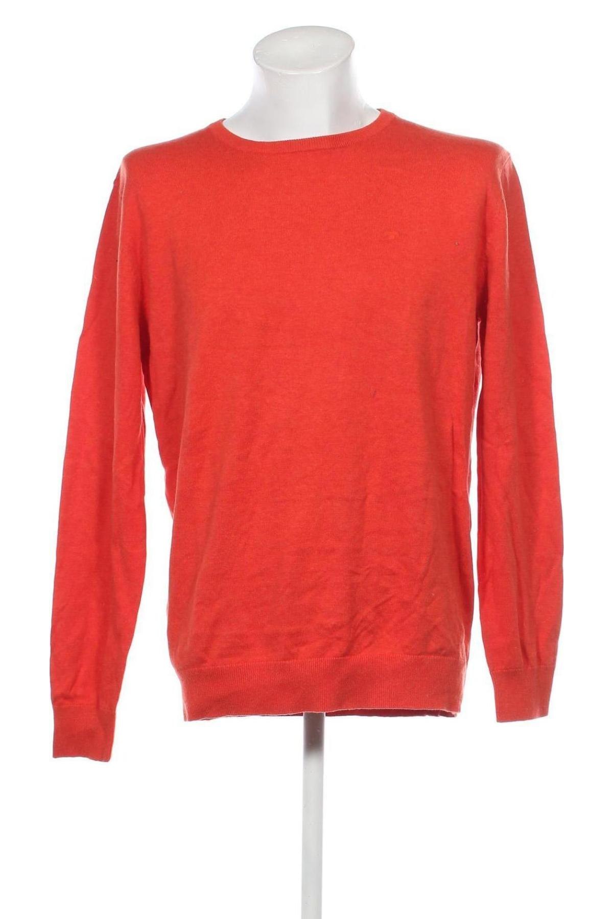 Мъжки пуловер Tom Tailor, Размер XXL, Цвят Оранжев, Цена 40,81 лв.