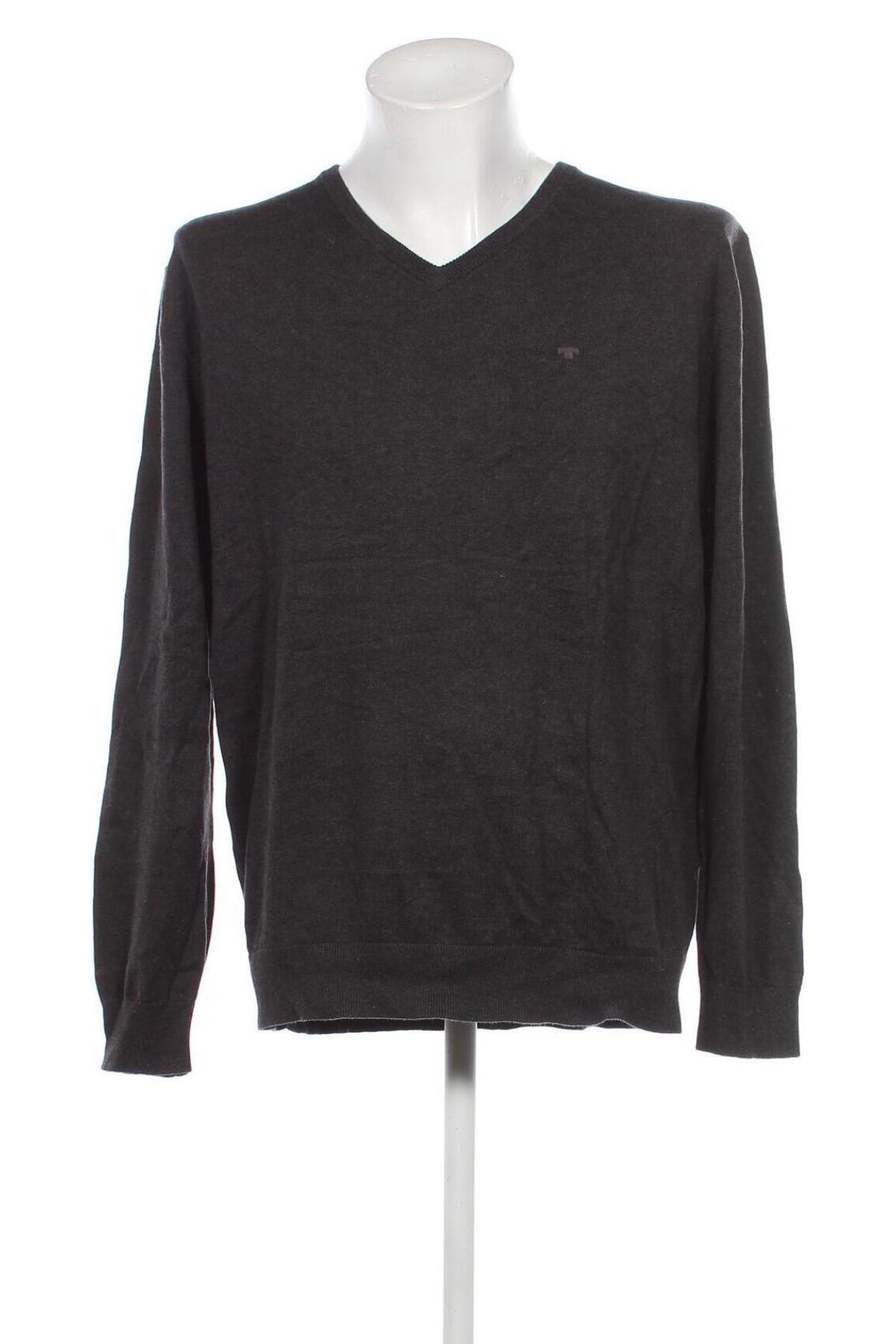 Herrenpullover Tom Tailor, Größe XXL, Farbe Grau, Preis 28,40 €