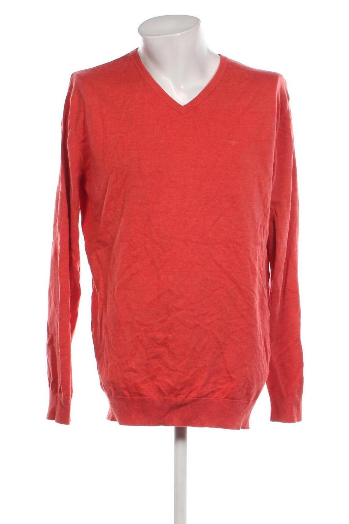 Herrenpullover Tom Tailor, Größe 3XL, Farbe Orange, Preis € 15,99