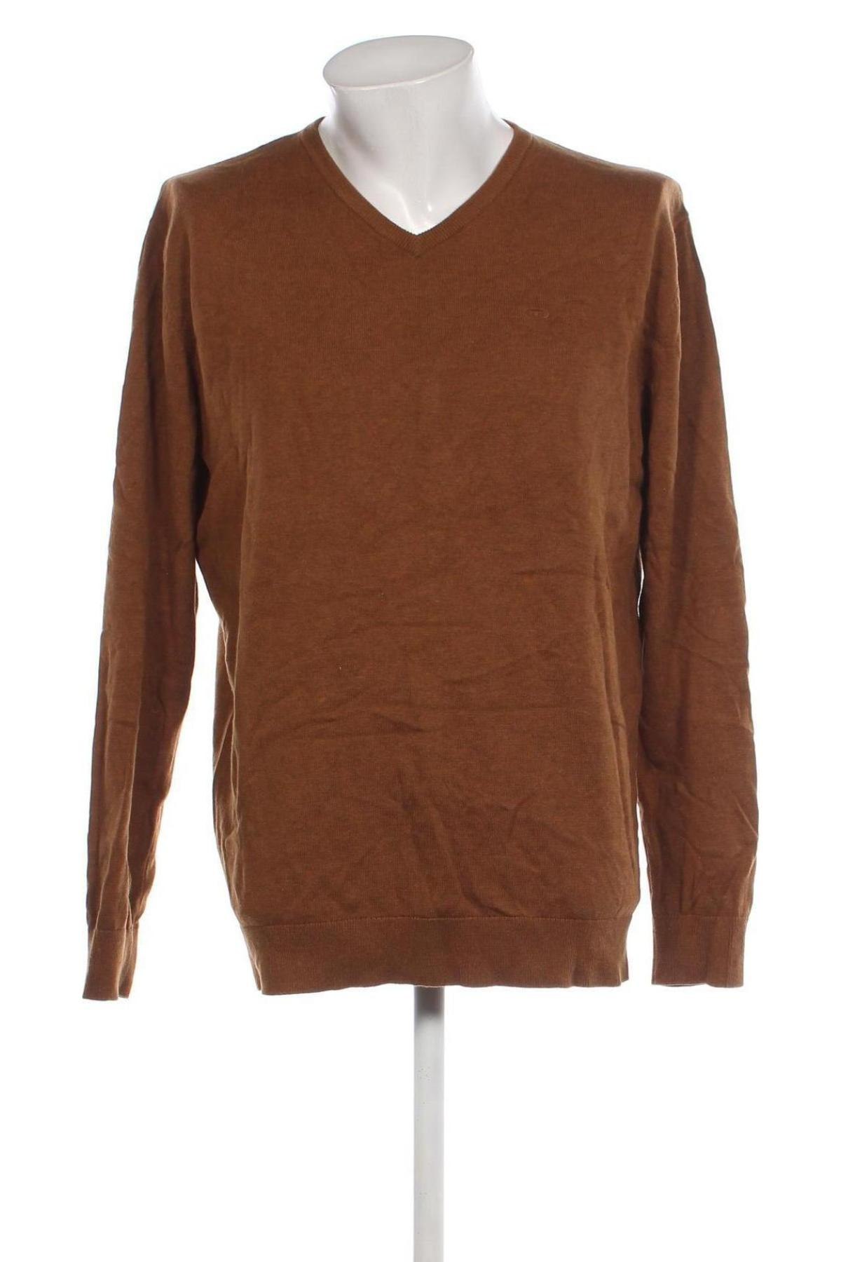 Herrenpullover Tom Tailor, Größe XXL, Farbe Braun, Preis € 13,96