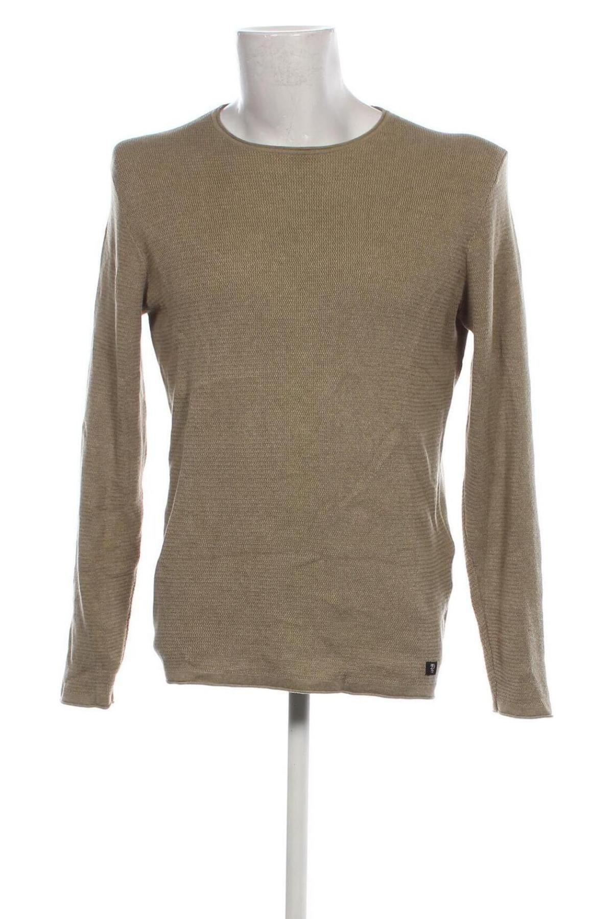 Мъжки пуловер Tom Tailor, Размер L, Цвят Бежов, Цена 20,06 лв.