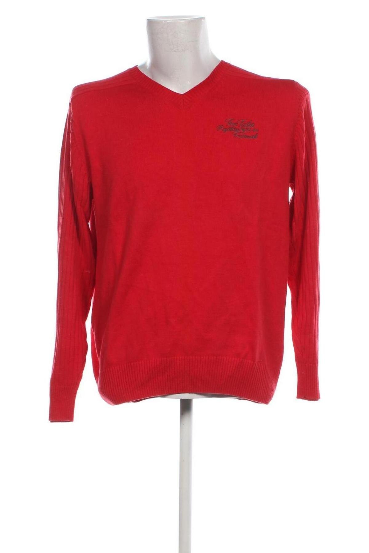 Herrenpullover Tom Tailor, Größe XXS, Farbe Rot, Preis € 14,99