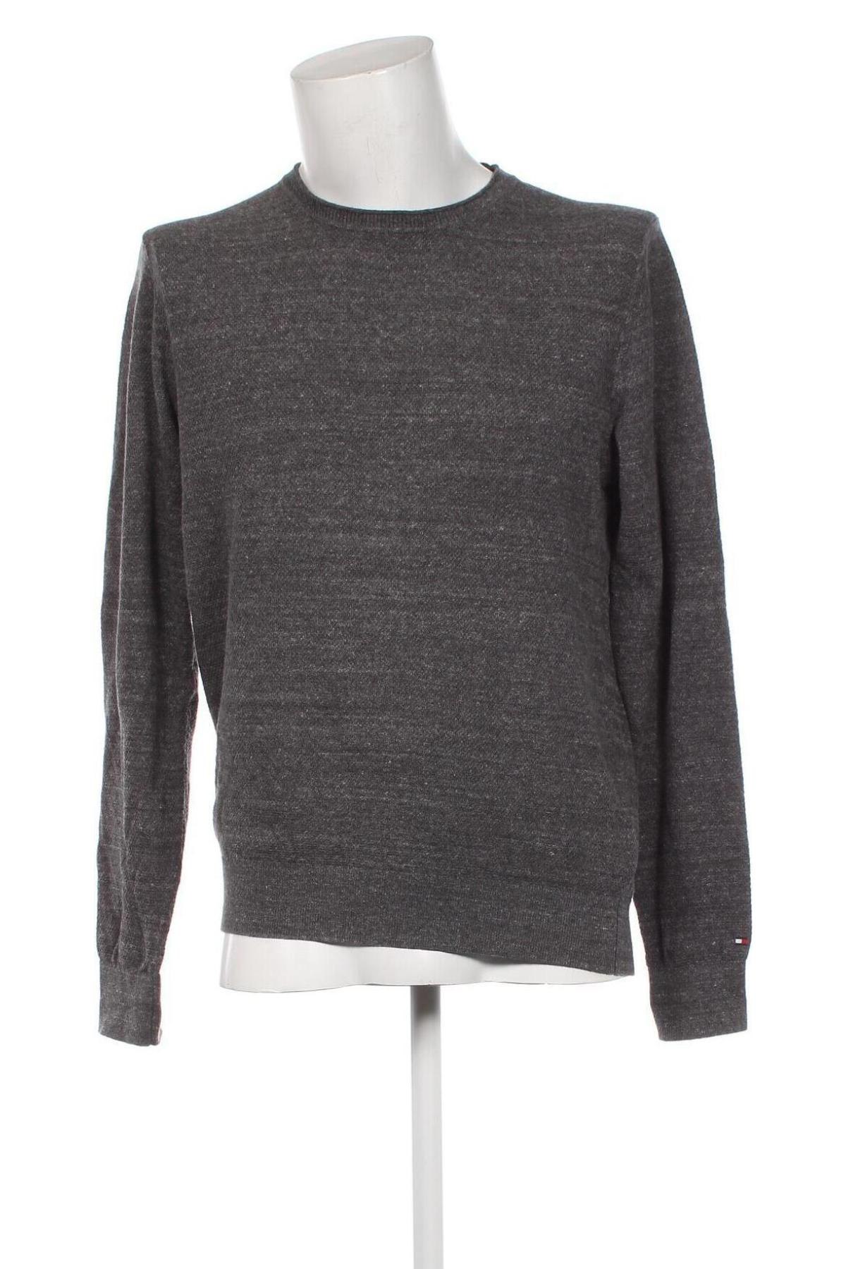 Herrenpullover Tommy Hilfiger, Größe M, Farbe Grau, Preis 21,99 €