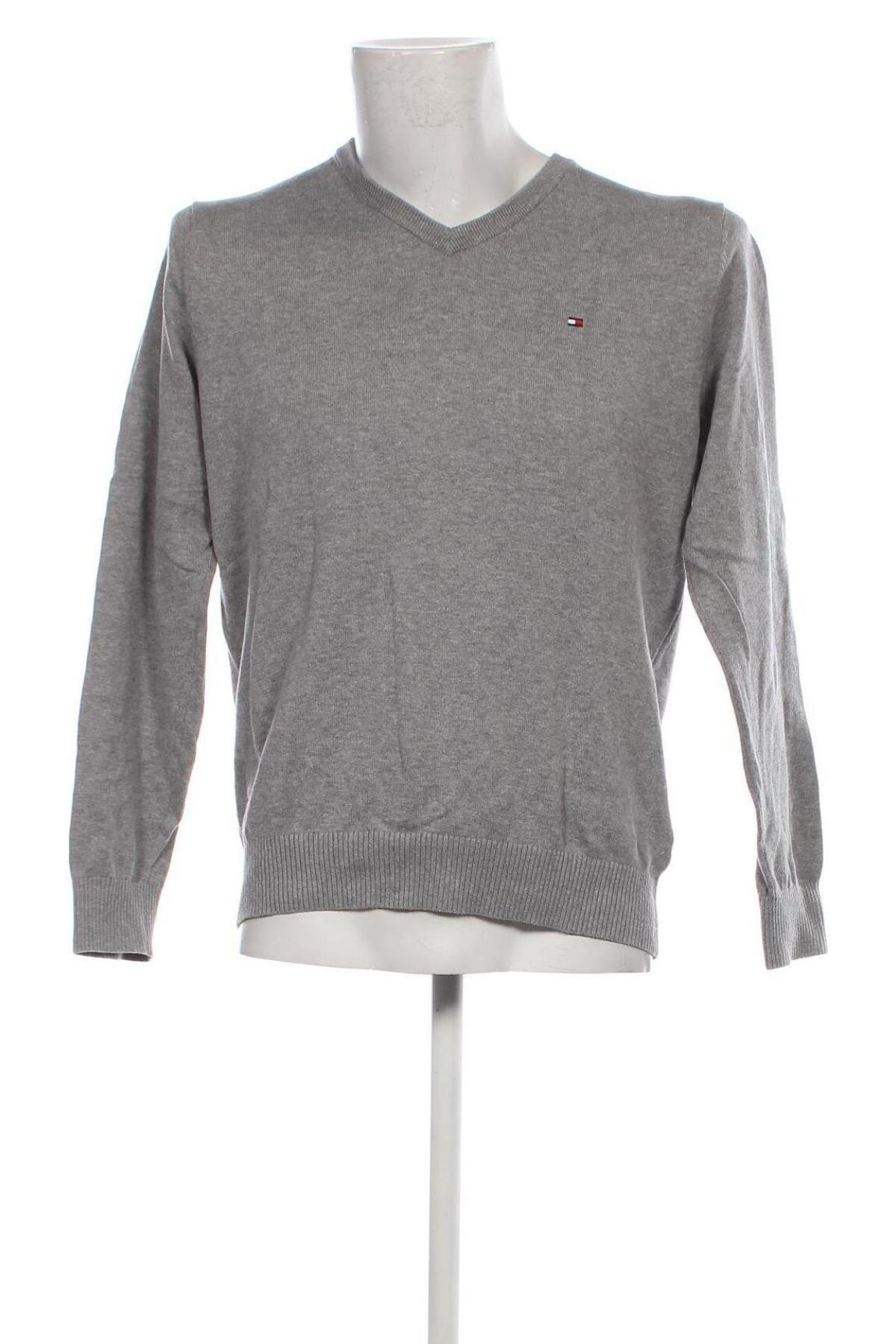 Мъжки пуловер Tommy Hilfiger, Размер M, Цвят Сив, Цена 80,10 лв.