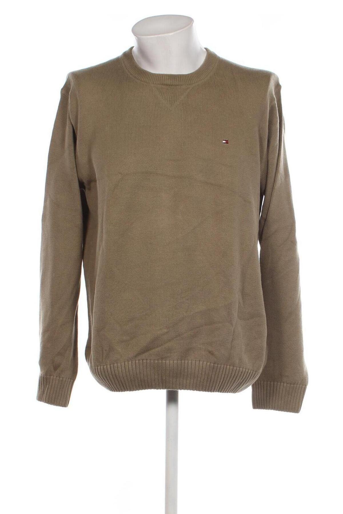 Herrenpullover Tommy Hilfiger, Größe L, Farbe Grün, Preis 61,99 €