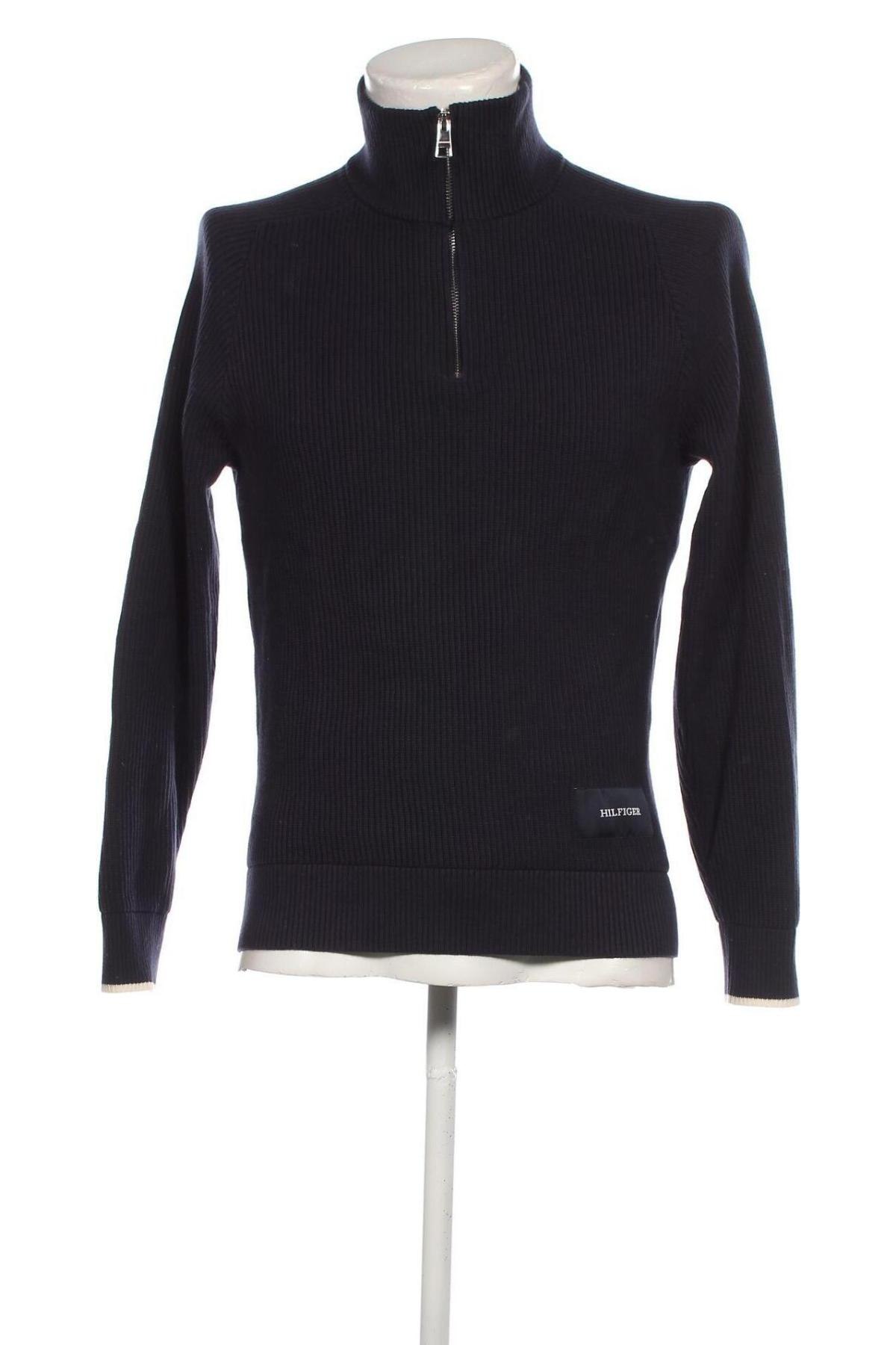 Мъжки пуловер Tommy Hilfiger, Размер M, Цвят Син, Цена 131,95 лв.