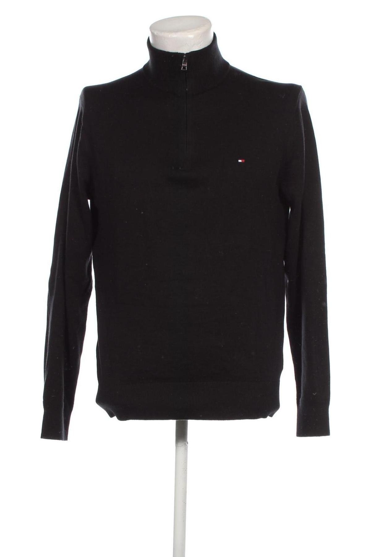 Pulover de bărbați Tommy Hilfiger, Mărime L, Culoare Negru, Preț 434,04 Lei