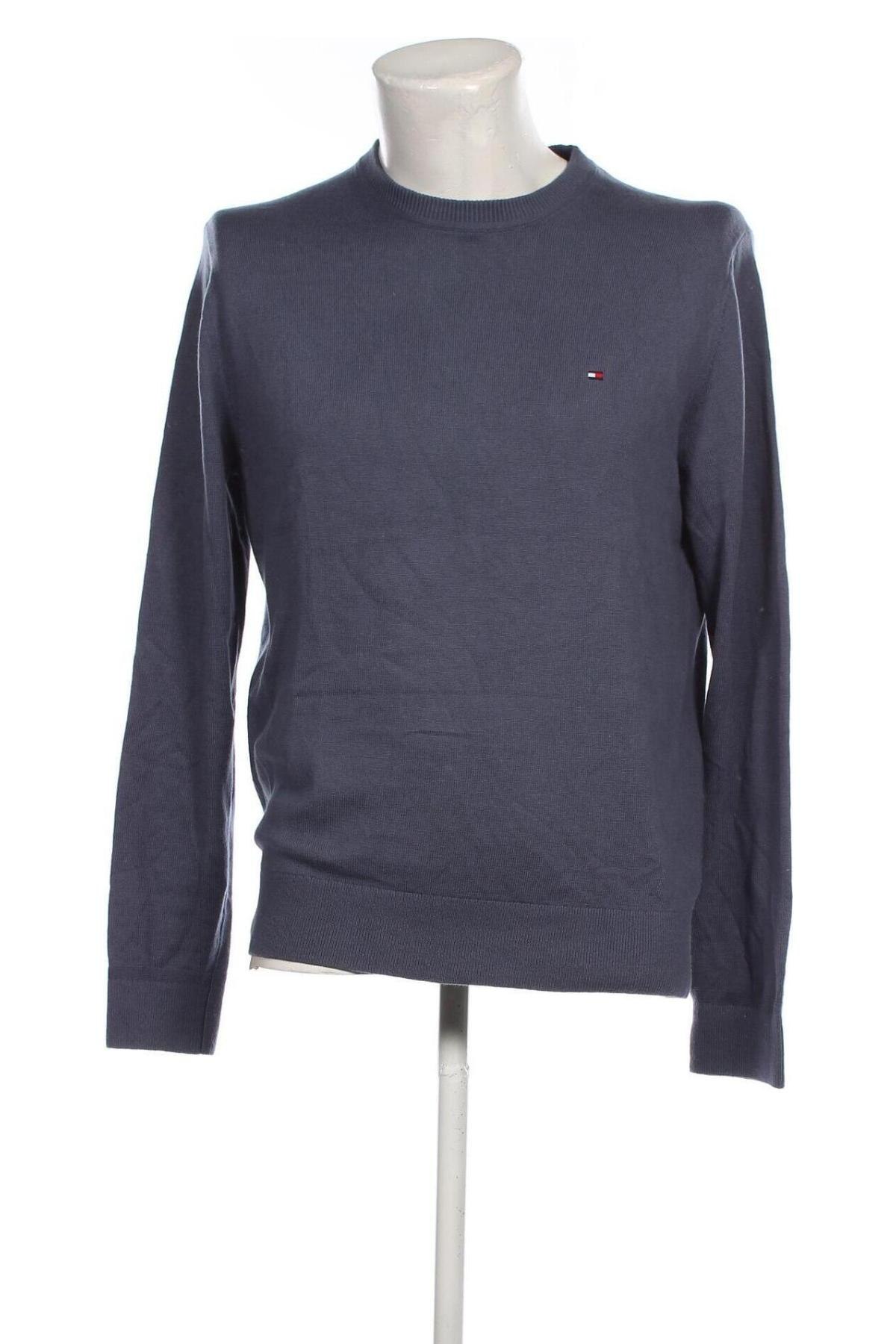 Ανδρικό πουλόβερ Tommy Hilfiger, Μέγεθος L, Χρώμα Μπλέ, Τιμή 57,55 €