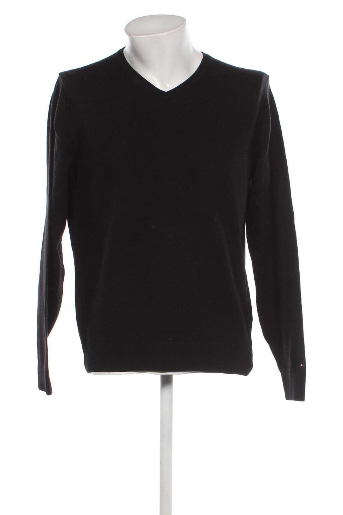 Ανδρικό πουλόβερ Tommy Hilfiger, Μέγεθος L, Χρώμα Μαύρο, Τιμή 44,04 €