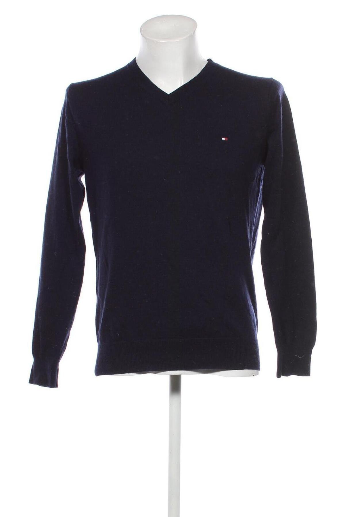 Мъжки пуловер Tommy Hilfiger, Размер M, Цвят Син, Цена 62,30 лв.