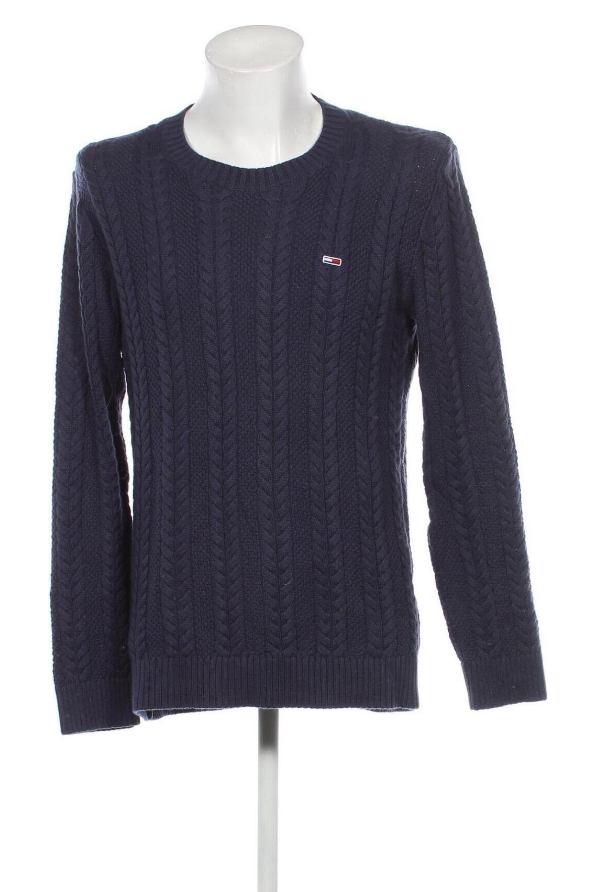 Herrenpullover Tommy Jeans, Größe M, Farbe Blau, Preis € 57,63