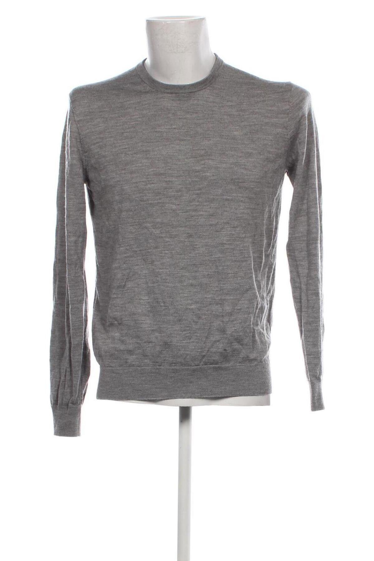 Мъжки пуловер Uniqlo, Размер L, Цвят Сив, Цена 19,04 лв.
