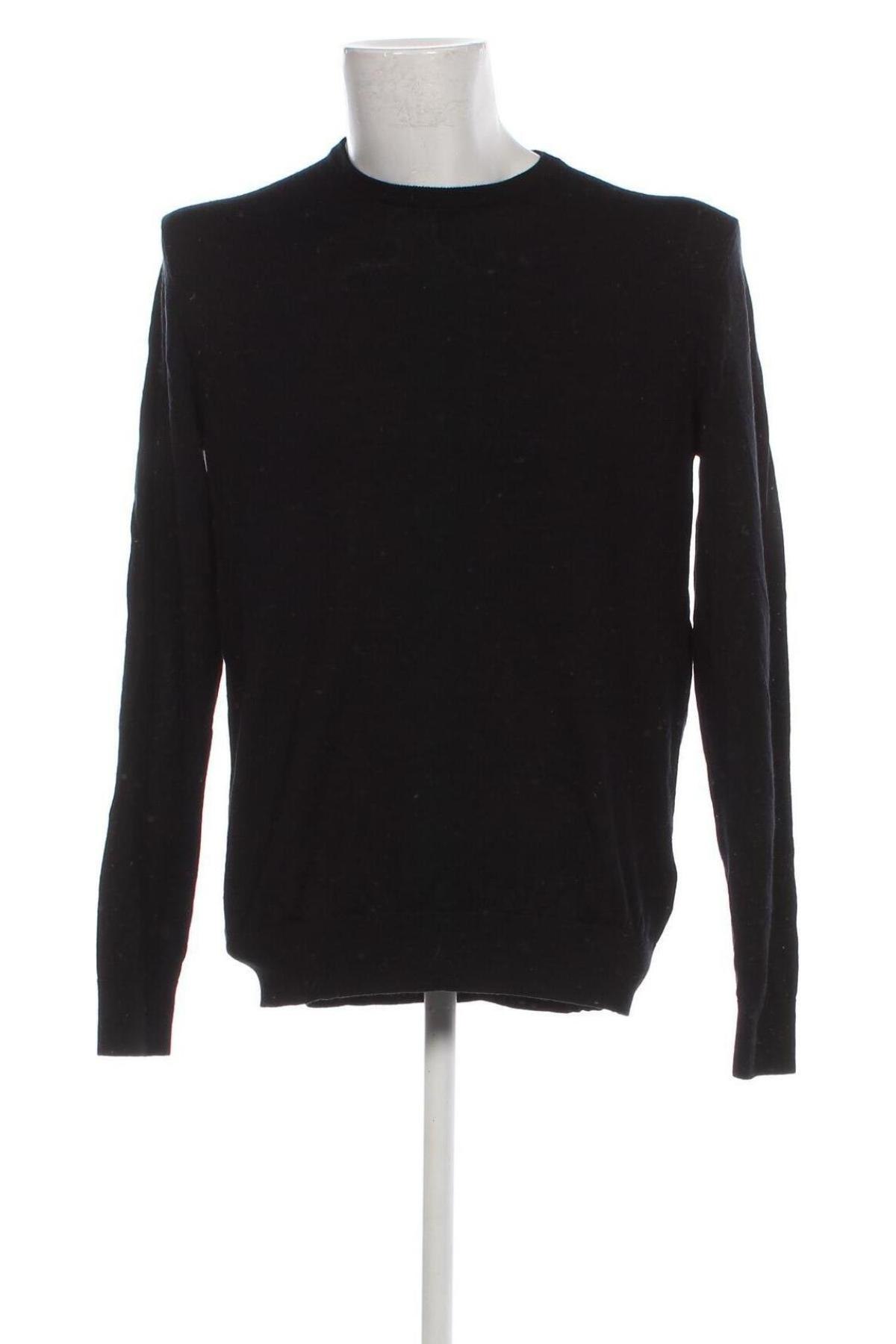 Ανδρικό πουλόβερ Uniqlo, Μέγεθος L, Χρώμα Μαύρο, Τιμή 12,41 €