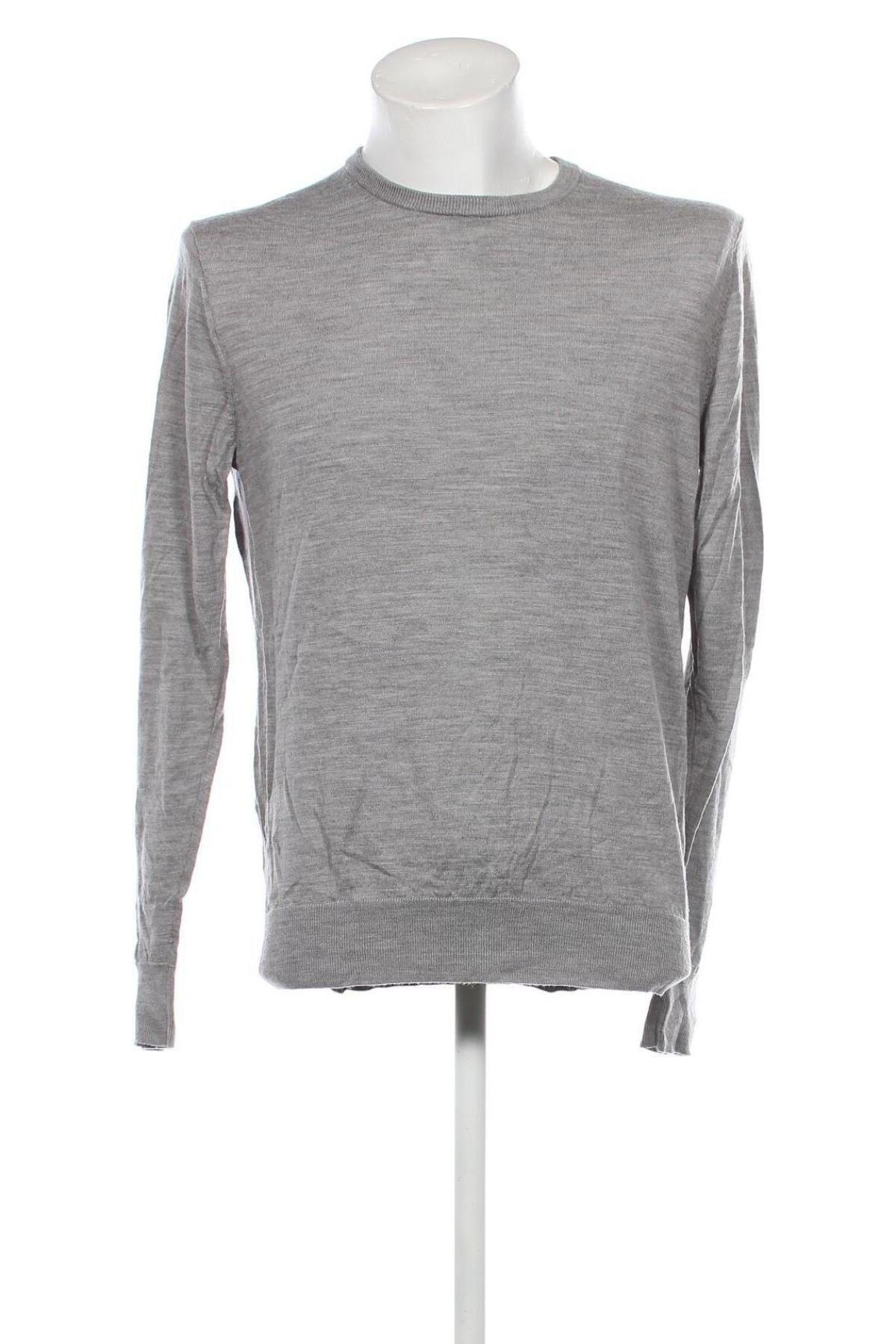 Мъжки пуловер Uniqlo, Размер M, Цвят Сив, Цена 19,38 лв.