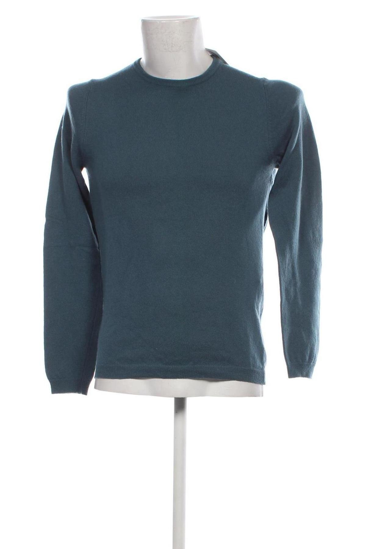 Ανδρικό πουλόβερ United Colors Of Benetton, Μέγεθος L, Χρώμα Μπλέ, Τιμή 12,41 €