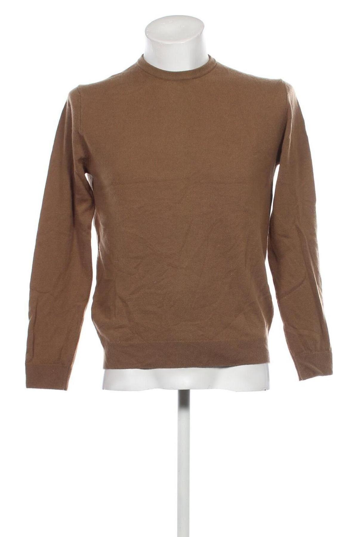 Мъжки пуловер United Colors Of Benetton, Размер M, Цвят Бежов, Цена 18,36 лв.