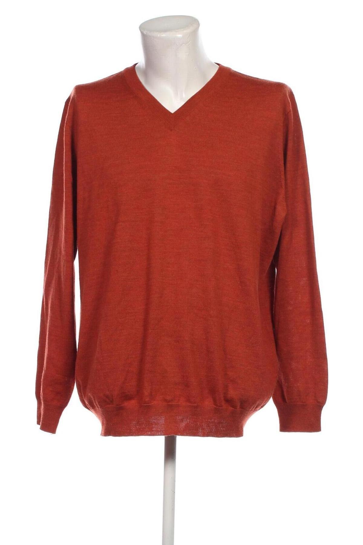 Herrenpullover Walbusch, Größe 3XL, Farbe Orange, Preis € 15,49