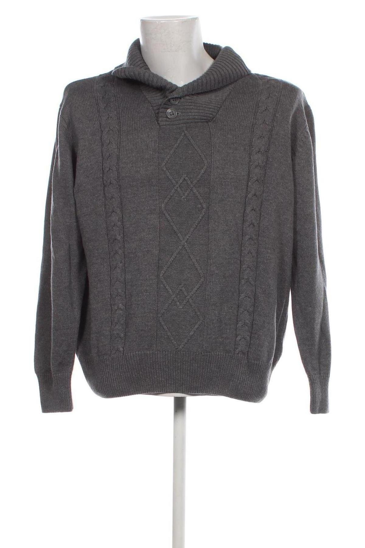 Herrenpullover Yorn, Größe XXL, Farbe Grau, Preis 11,91 €