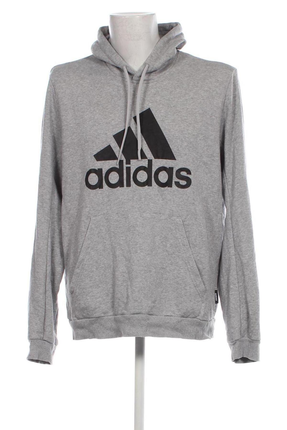 Herren Sweatshirt Adidas, Größe XL, Farbe Grau, Preis 34,44 €