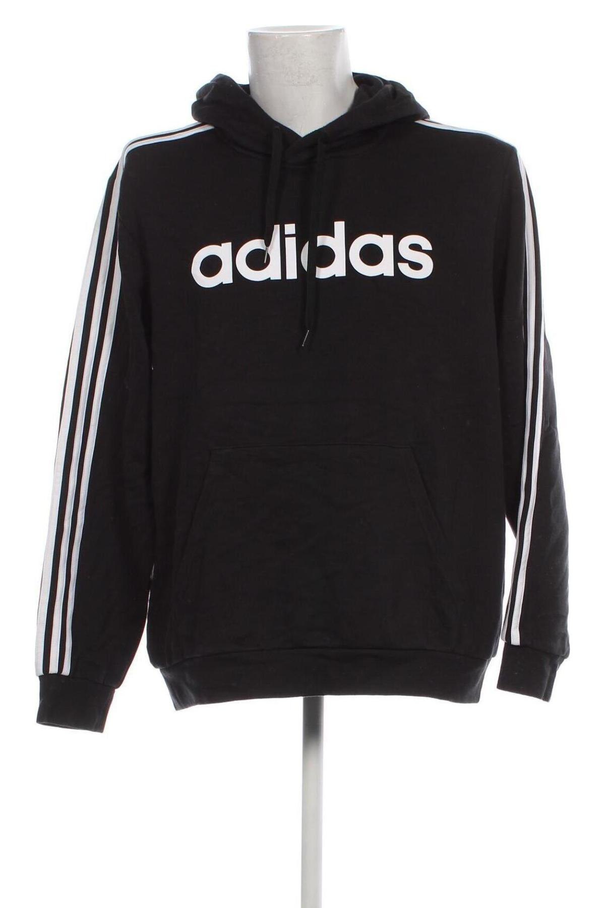 Hanorac de bărbați Adidas, Mărime XL, Culoare Negru, Preț 180,92 Lei