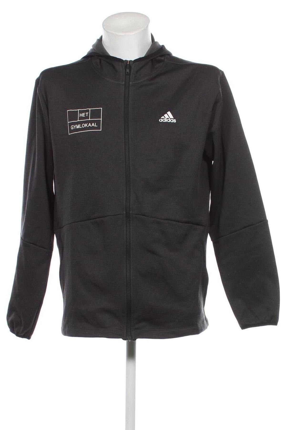 Herren Sweatshirt Adidas, Größe L, Farbe Grau, Preis 38,27 €