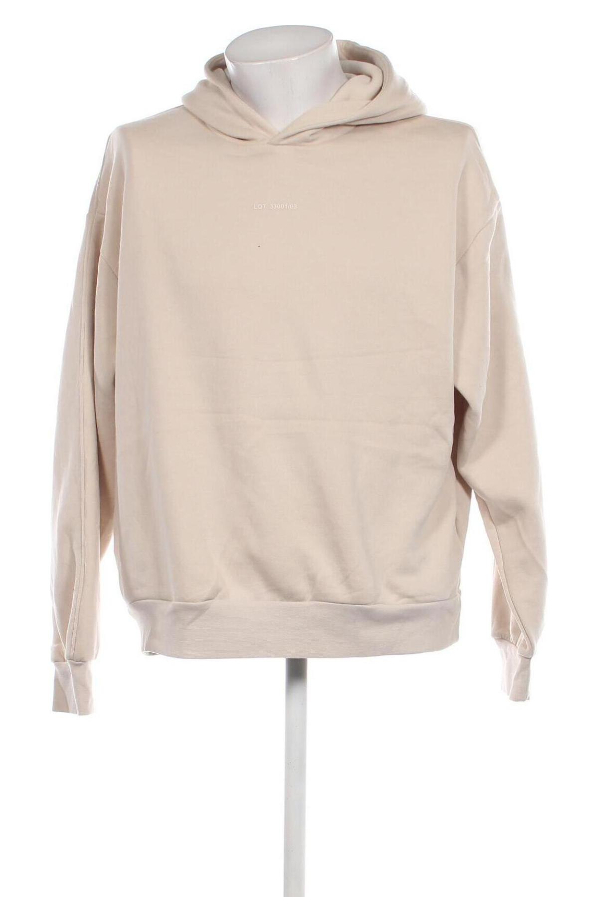 Herren Sweatshirt Bershka, Größe L, Farbe Beige, Preis 13,12 €